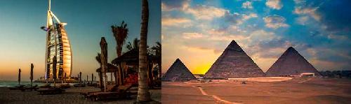 Compaer@ para viaje Egipto y Dubai