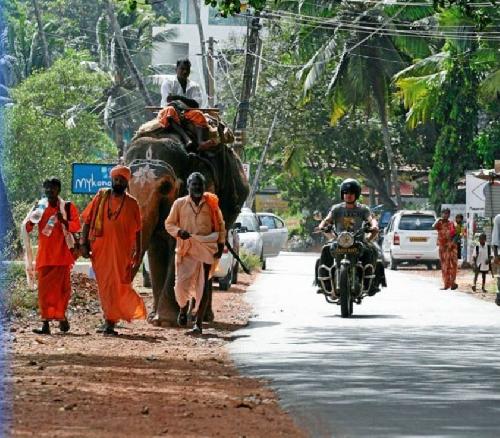 India en moto