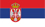 bandera de SERBIA